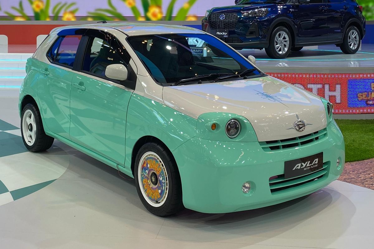 Daihatsu Ayla Retro Future Modifikasi Mencuri Perhatian di GIIAS 2025