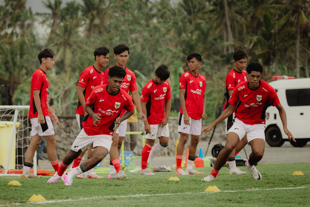 Timnas U17 Indonesia Taklukkan Tajikistan 1-0 Berkat Gol Spektakuler Mierza!
