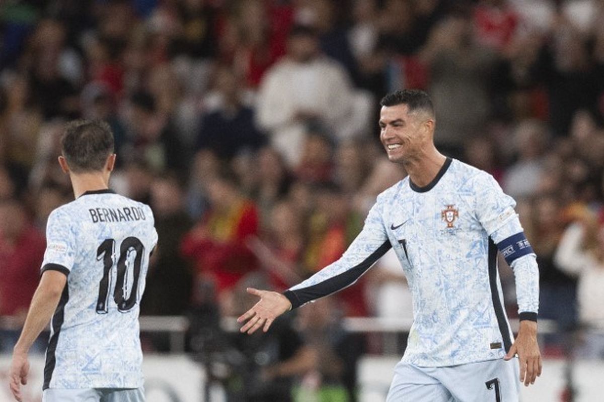Ronaldo Cetak Gol, Portugal Pesta Gol 3-0 atas Armenia di Babak Pertama