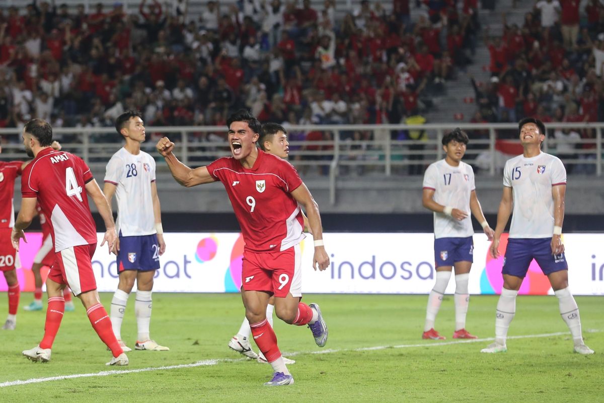 Timnas Indonesia Hancurkan Taiwan 6-0, Garuda Tunjukkan Dominasi Mutlak!