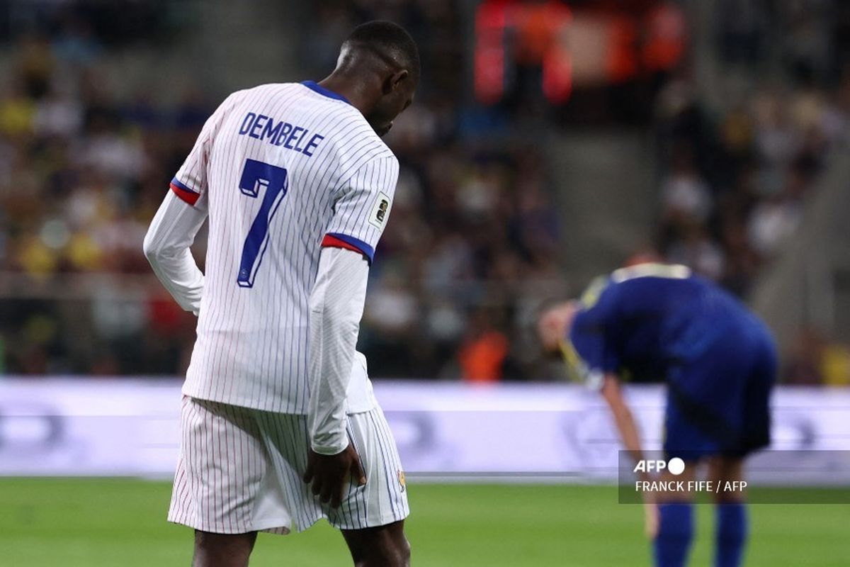 PSG Geram! Dembélé dan Doudé Cedera Bareng di Timnas Prancis