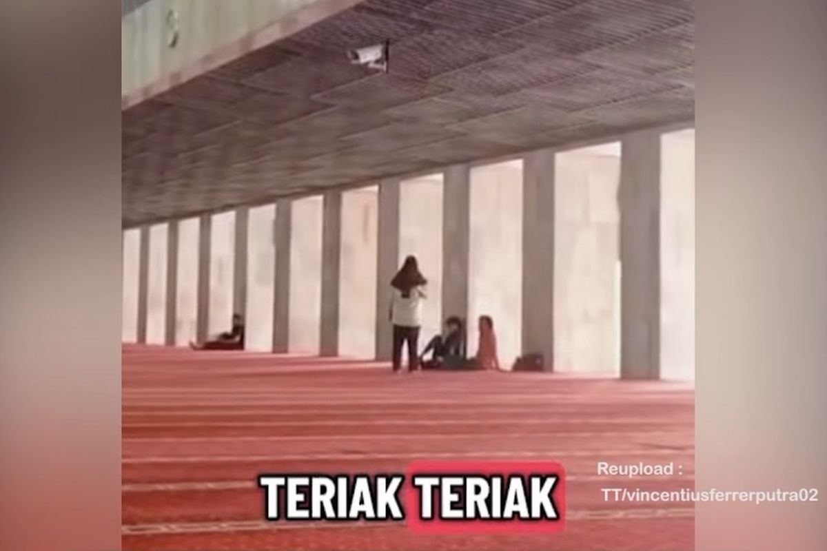 Viral! Satpam Istiqlam Marah Semprot Pengunjung Tidur di Masjid Pakai Toa