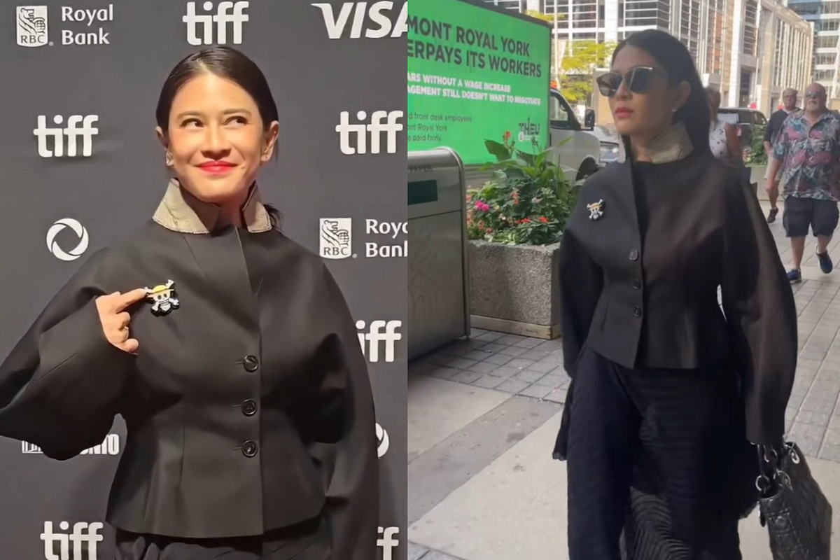 6 Gaya Stylish Dian Sastro di TIFF 2025, Pin One Piece Jadi Sorotan!
