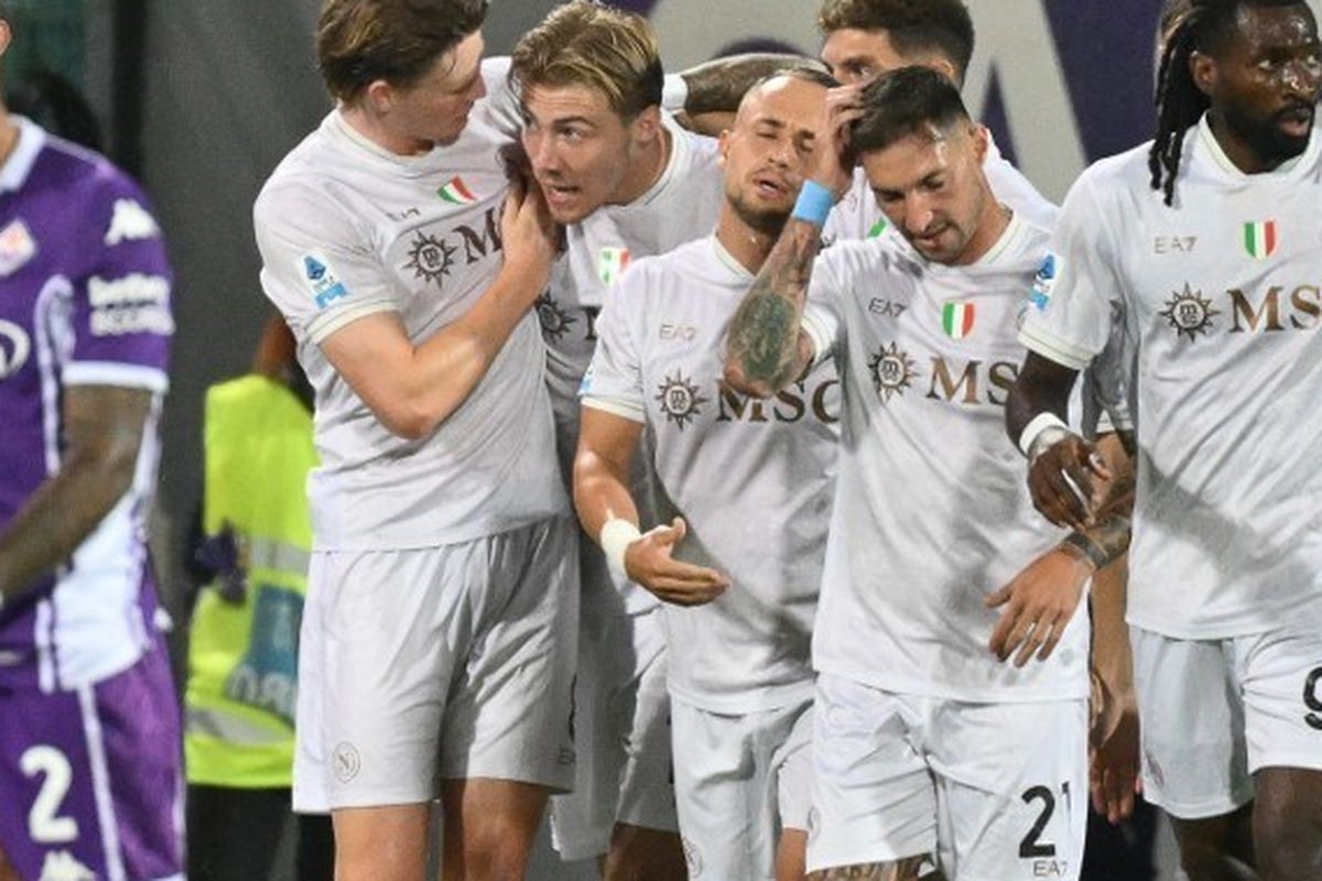 Fiorentina vs Napoli 1-3: Debut Manis Hojlund Dipuji Conte dalam Laga Seru