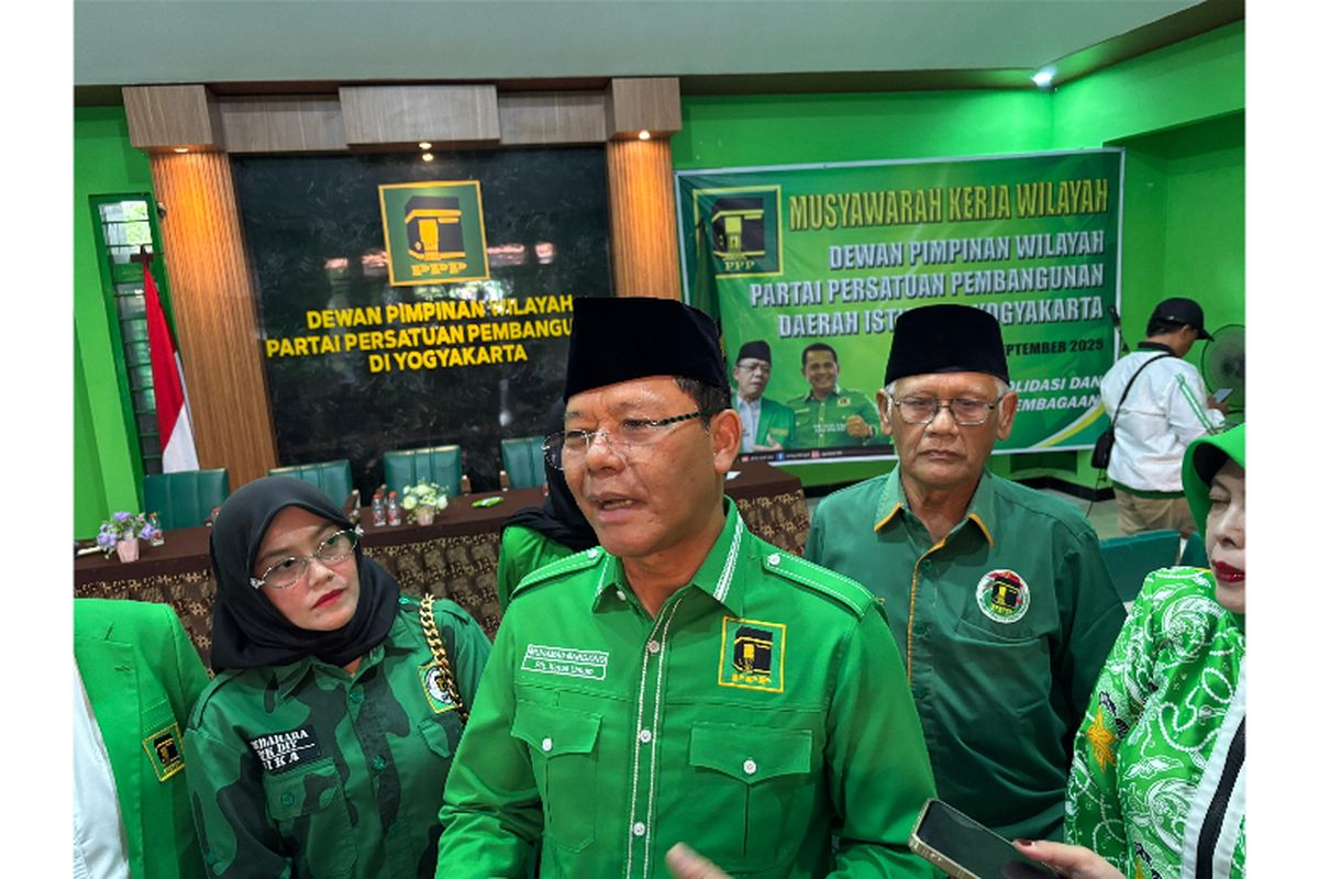 Muskerwil PPP DIY Sepakat Dukung Mardiono Jadi Ketum PPP Periode Berikutnya