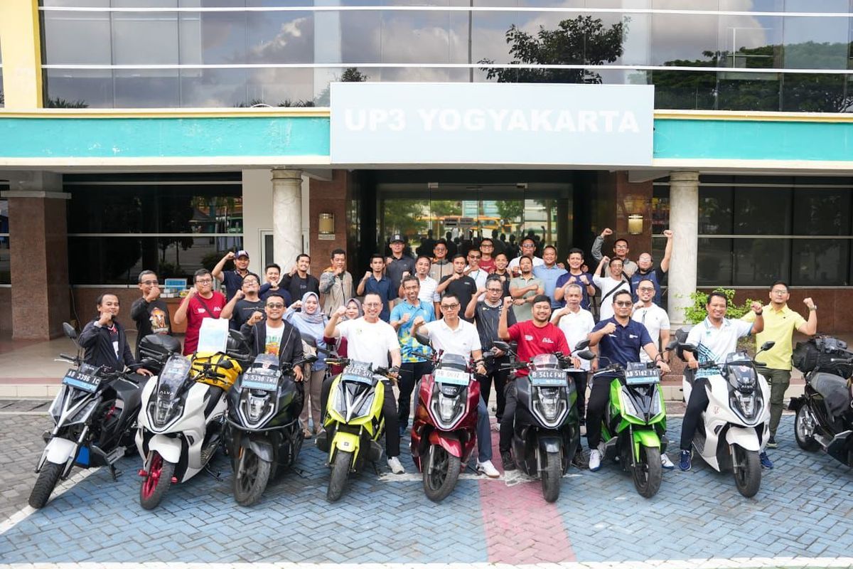 6 Motor Listrik Alva Sukses Jelajahi Rute Jakarta-Bali dengan Lancar