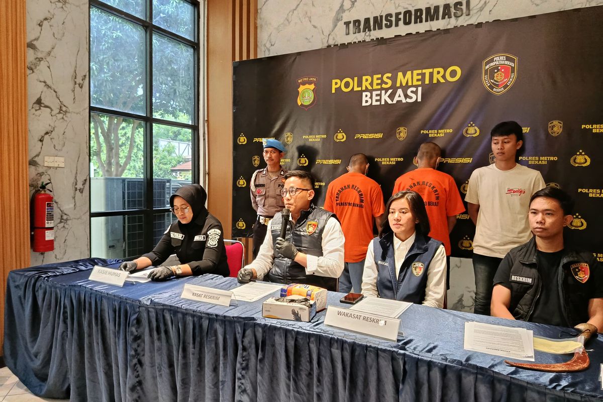 Polisi Bekuk Bandit Spesialis Motor Honda Beat di Tambun Selatan