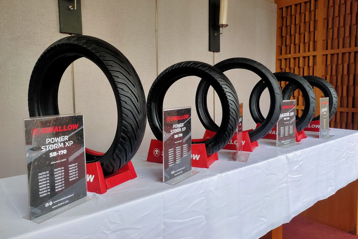Swallow Hadirkan Ban Motor Power Storm XP Terbaru di IMOS 2025 – Inovasi untuk Performa Maksimal!