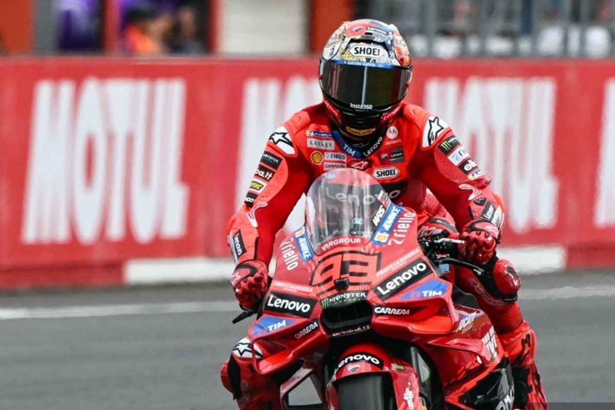 Marc Marquez Ungkap Kekhawatirannya Saat Menyaksikan Motor Bagnaia Mengeluarkan Asap