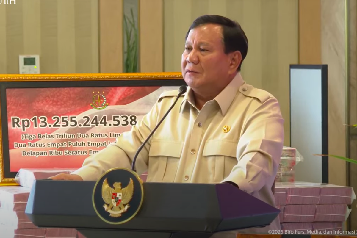 Uang Korupsi CPO Rp13 T Kembali ke Negara, Siap Renovasi Sekolah & Bangun Kampung Nelayan