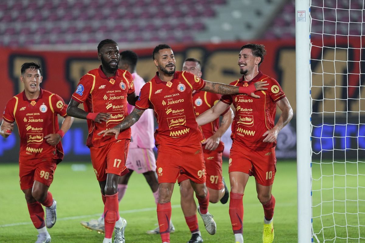 Persija Menang 3-1 atas PSBS Biak Berkat Hattrick Maxwell, Macan Kantongi 3 Poin