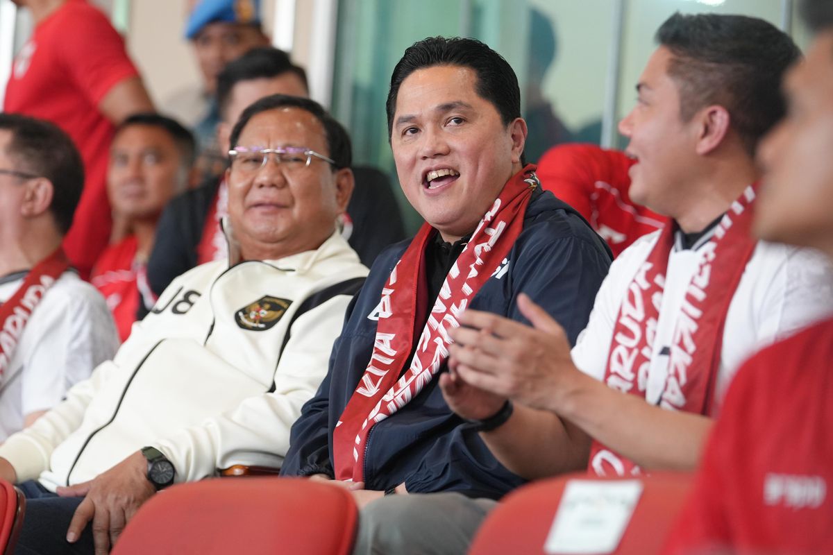 Prabowo Tanggapi Permintaan Maaf Erick Thohir Usai Gagal Lolos ke Piala Dunia 2026