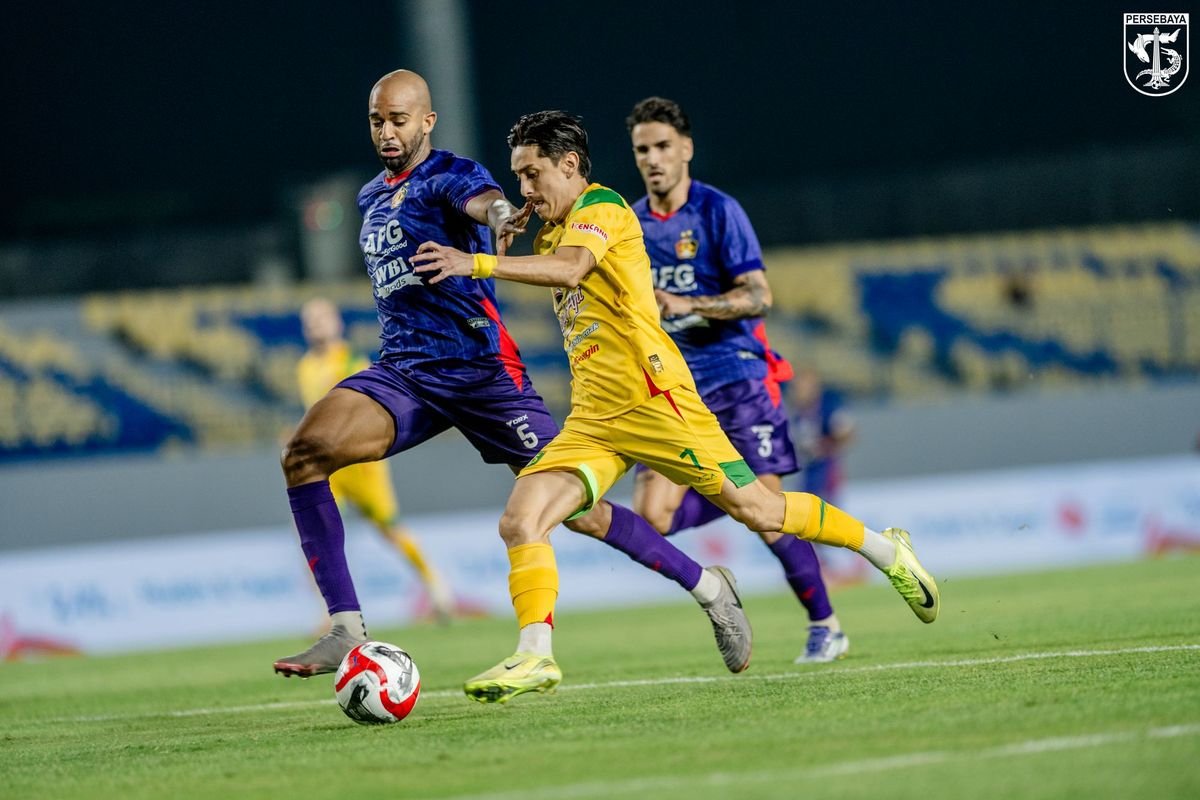 Derbi Jatim Seru! Persik vs Persebaya Berakhir Imbang 1-1