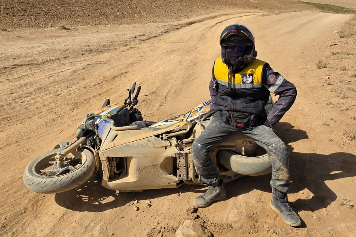 Pria Ini Selesaikan Ekspedisi Touring Religi dari Indonesia ke Mekkah