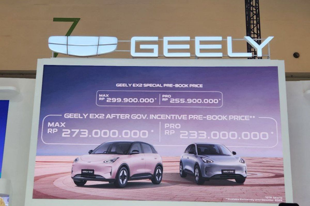 Geely Bongkar Harga EX2 Max & EX2 Pro di GJAW 2025, Siap Guncang Pasar Mobil Listrik!