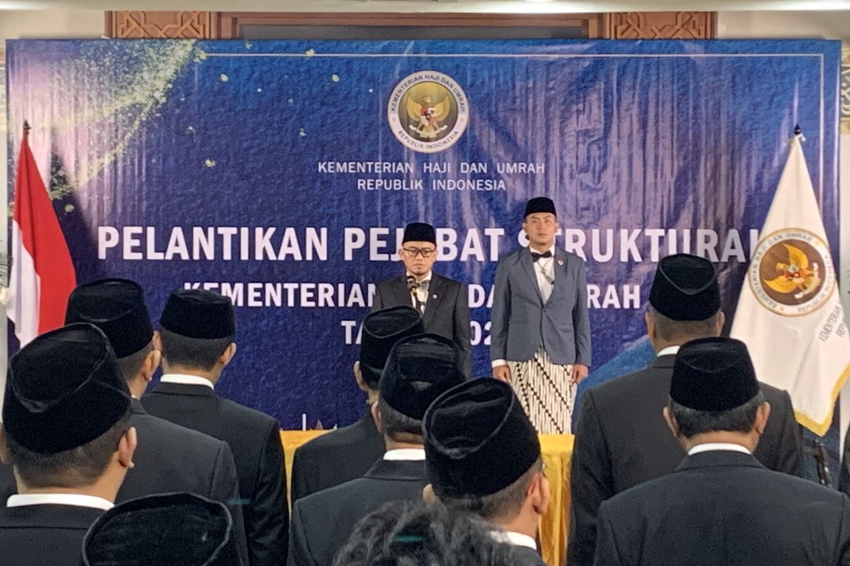 Wamen Kemenhaj Lantik 400 Pejabat, Siap Urusi Tamu Allah dengan Optimal